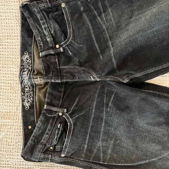 Express Women's Dark Wash Skinny Jeans - Picture 2 of 9